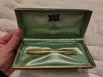 penna a sfera Lalex placcata oro