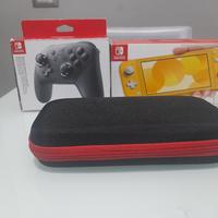 nintendo switch lite con controller nintendo  pro