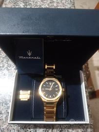 Orologio Maserati dorato