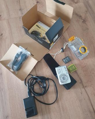 nikon Coolpix S210 e custodia subacquea 