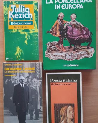 Quattro libri anni 70 vari argomenti