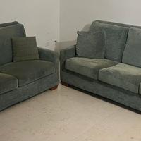 Coppia di divani da 2 e 3 posti