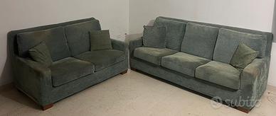 Coppia di divani da 2 e 3 posti
