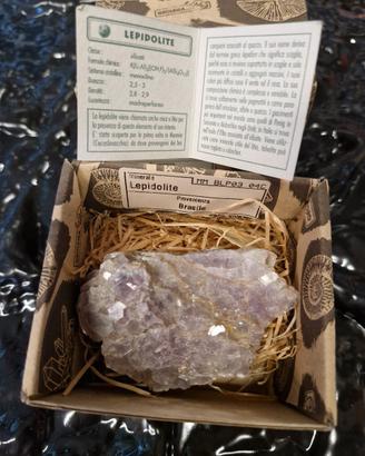 Lepidolite minerale da collezione 