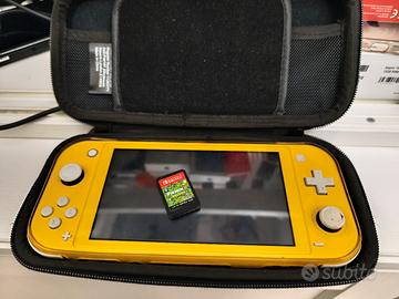 Nintendo switch lite + gioco pikmin 