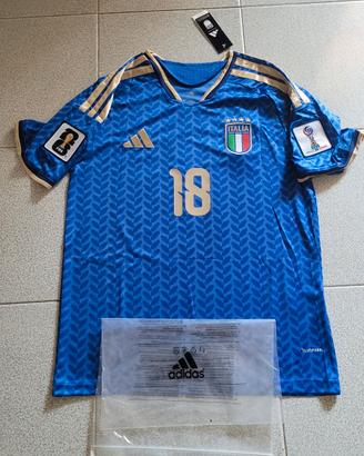 t shirt Italia Barella 