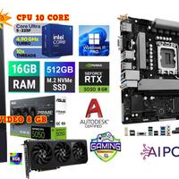 PC CORE ULTRA 5 225 16GB DDR5 512GB WIN 11 PRO