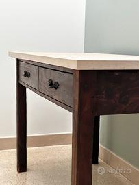 Tavolo d’epoca piano marmo