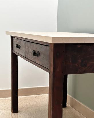 Tavolo d’epoca piano marmo