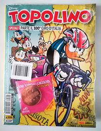 TOPOLINO 3206 - Con medaglia 100° Giro d'Italia.