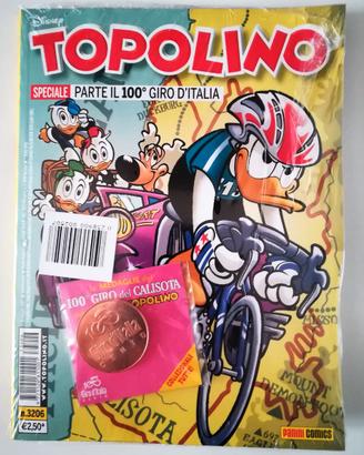 TOPOLINO 3206 - Con medaglia 100° Giro d'Italia.