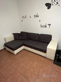 Divano angolare con penisola Italian Design