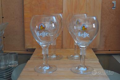 4 BICCHIERI VINTAGE  BIRRA LEFFE