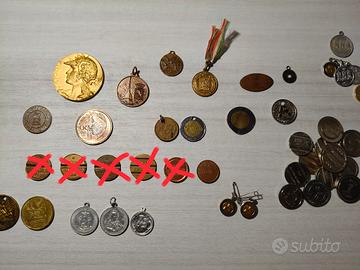 🪙 Medaglie e gettoni di vario tipo vintage 🪙