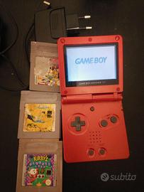Gameboy advance sp con 3 giochi