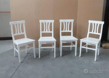 Sedia in Legno Bianca