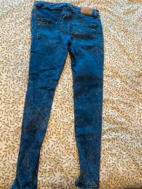 Jeans skinny, marca bershka, taglia 40