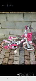 Bici bimba con rotelle