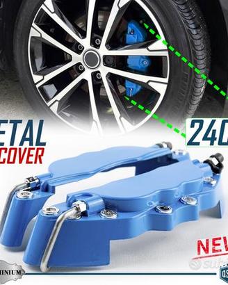 2 Cover COPRI PINZE Freni Auto BLU Tuning 24CM