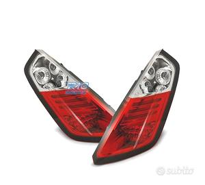 FANALI FIAT GRANDE PUNTO 05-09 LED ROSSO CROMATO