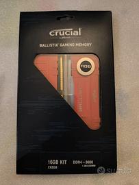 Ram Crucial Ballistix 3600 MHz 16GB (8GBx2)