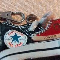 VECCHIO PORTACHIAVI E SPILLA "ALL STAR" VINTAGE 