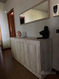 Madia Mobilandia grigia 160x42x84 – come nuova