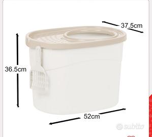 Lettiera gatto a secchio