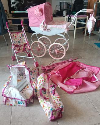 carrozzella giocattolo per bambine