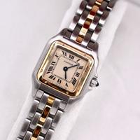 cartier panthere orologio acciaio e oro lady