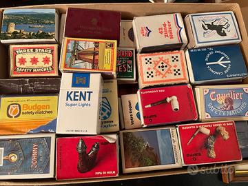 Collezione scatole di cerini vintage