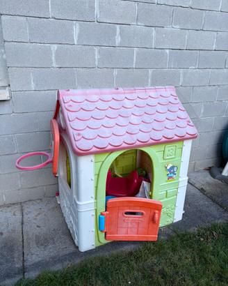 Giochi giardino Casetta Scivolo Sabbiera