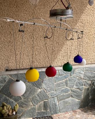 Lampadario colorato