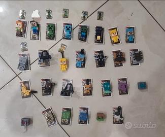 collezione completa minecraft kinder joy