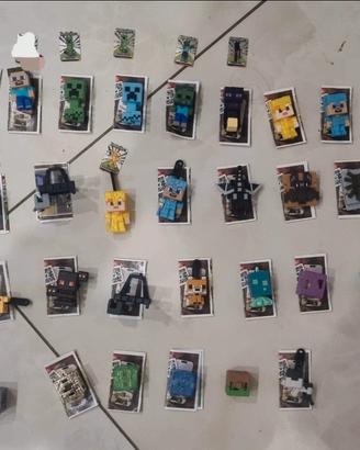 collezione completa minecraft kinder joy
