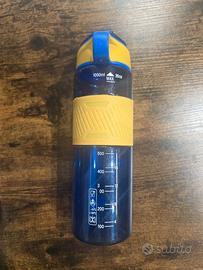 Borraccia Veezun 1000ml – blu/gialla con impugnatu
