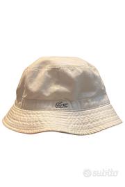 Cappello Lacoste bianco – Bucket hat in cotone