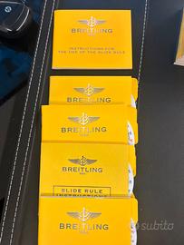 Breitling COSC, manuali d’uso, regolo nuovi