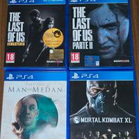 Giochi vari ps4 - the last of us, resident evil