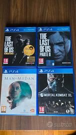 Giochi vari ps4 - the last of us, resident evil