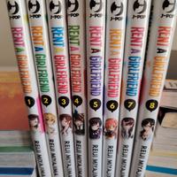 Manga Rent a girlfriend da n. 1 a 8