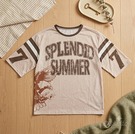 Jersey T-Shirt Marrone "Splendid Summer 7"