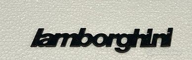 SCRITTA VINTAGE LAMBORGHINI NERA