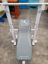 panca con bilanciere 