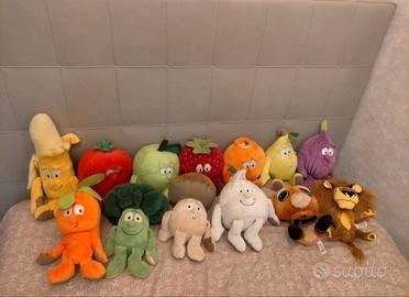 Peluches frutta verdura gatto leone