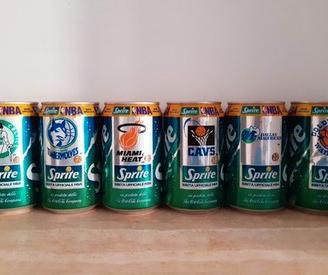 Lotto sei lattine Sprite Nba 1995