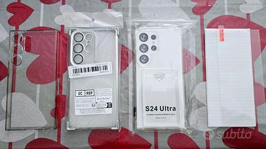 Cover Samsung S24 Ultra + Vetro