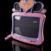 DISNEY Principessa Rosa 13 " Crt Colore TV