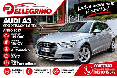 Audi A3 SPB 1.6 TDI 116 CV S tronic Sport