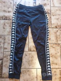 tuta kappa nera e bianca taglia S